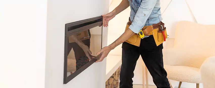 Metal Fireplace Installation in Marion, Indiana