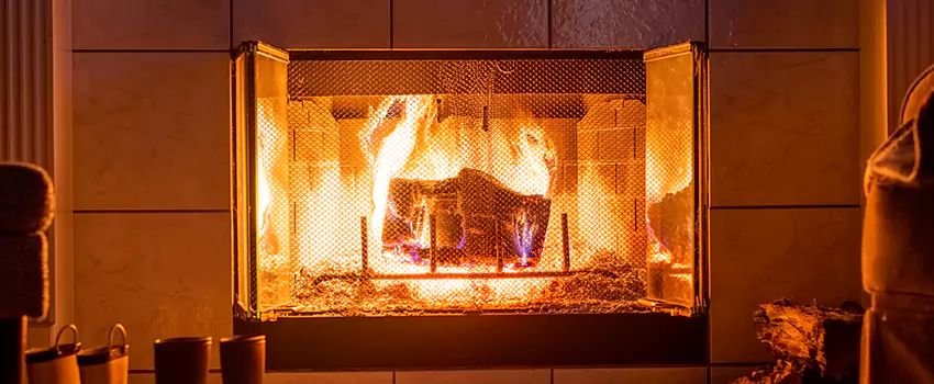 Mendota Hearth Landscape Fireplace Installation in Marion, Indiana