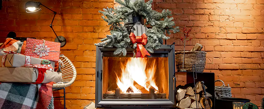Travis Industries Linear Gas Fireplace Installation in Marion, Indiana