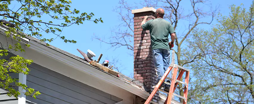 Vinyl and PVC Chimney Flashing Installation in Marion, IN